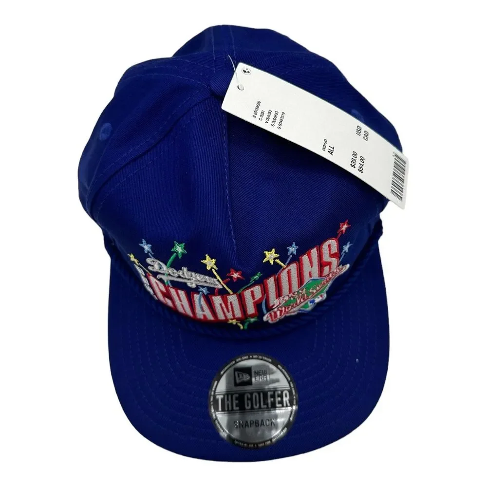 New Era Los Angeles Dodgers 1988 World‎ Series Champions Hat Golfer Snapback Cap